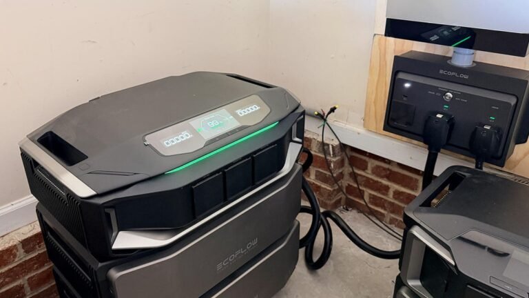 I used this EcoFlow battery to run my 3,000-sq-ft home in a blackout – here’s how it kept my AC on