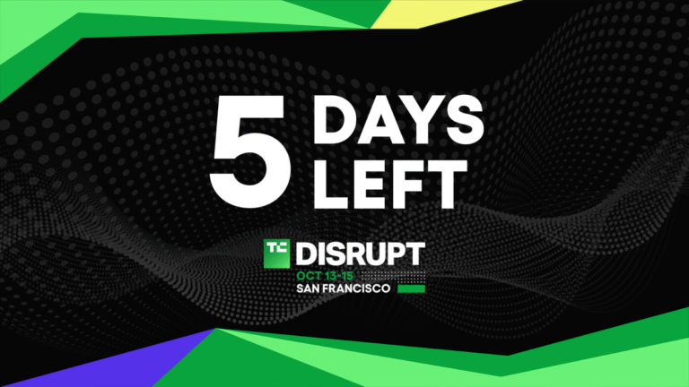 Ticket savings of up to $500 this week for Disrupt 2026