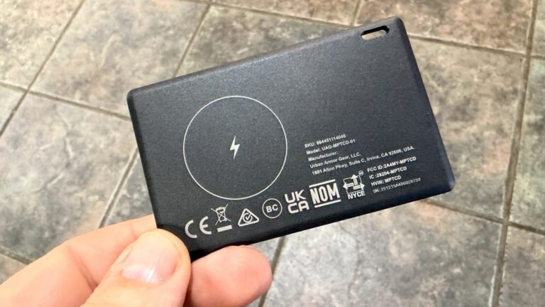 I carried this Bluetooth tracker card in my backpack for a week – and it withstood my clumsiness
