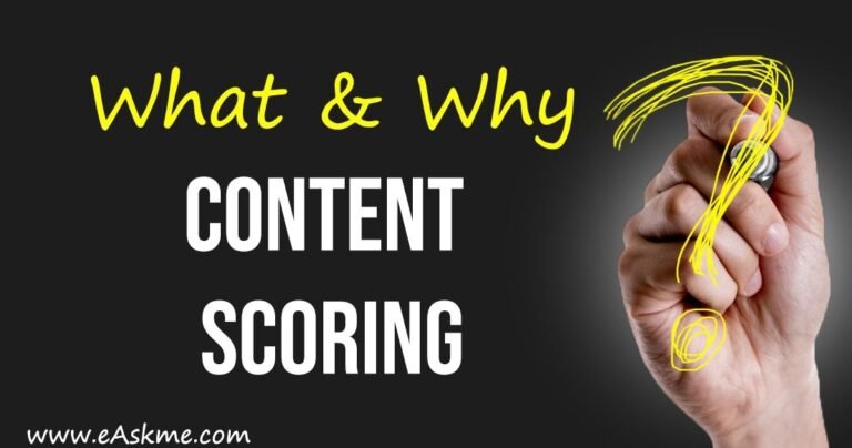 Content Scoring: Why it is Important for Content Marketing Success? | eAskme