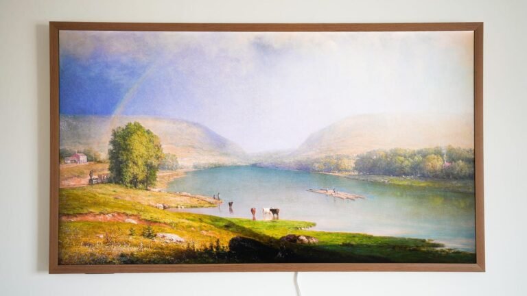 This QLED canvas art TV isn’t made by Samsung, and it’s $650 cheaper this weekend